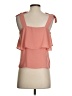 Ann Taylor LOFT Outlet 100% Polyester Orange Sleeveless Blouse Size S (petite) - photo 2