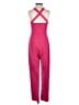 Black Halo Solid Pink Jumpsuit Size 2 - photo 2