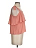 Ann Taylor LOFT Outlet 100% Polyester Orange Sleeveless Blouse Size S (petite) - photo 4
