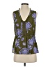 CAbi 100% Polyester Green Sleeveless Blouse Size XS - photo 1