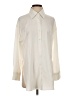 Shein Ivory Long Sleeve Button-Down Shirt Size 4 - photo 1