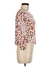 Late for Dinner 100% Polyester Pink 3/4 Sleeve Blouse Size M - photo 4