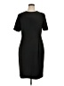 Worthington 100% Polyester Solid Black Casual Dress Size 16 - photo 1