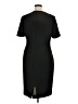 Worthington 100% Polyester Solid Black Casual Dress Size 16 - photo 2