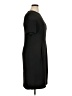 Worthington 100% Polyester Solid Black Casual Dress Size 16 - photo 4