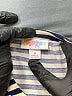 Lularoe Stripes Gold Zip Up Hoodie Size 8 - photo 3