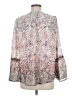 St. John's Bay Paisley Silver Long Sleeve Blouse Size M - photo 2