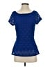 Banana Republic Blue Short Sleeve Top Size 4 - photo 1