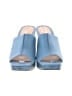 Sam Edelman Color Block Blue Heels Size 7 - photo 2