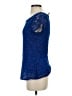 Banana Republic Blue Short Sleeve Top Size 4 - photo 5