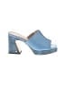 Sam Edelman Color Block Blue Heels Size 7 - photo 1