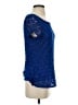 Banana Republic Blue Short Sleeve Top Size 4 - photo 4