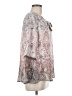 St. John's Bay Paisley Silver Long Sleeve Blouse Size M - photo 4
