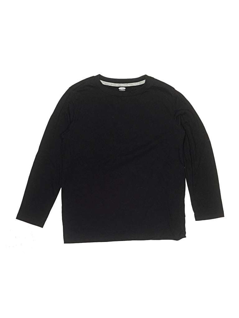 Pre-owned Old Navy Kids' 3/4 Sleeve T-shirt In Black