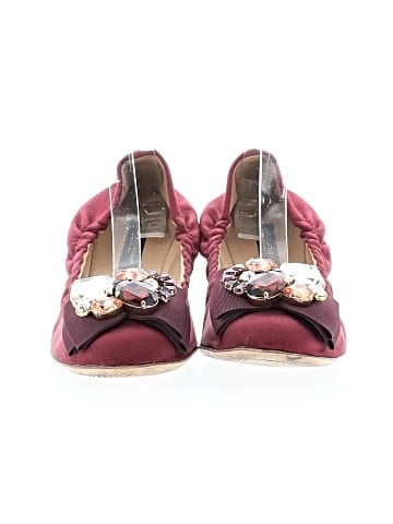 Dolce & Gabbana Satin crystal embellished ballet Flats (view 2)