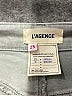 L'Agence Chevron-herringbone Gray Jeans Size 25 waist - photo 7