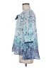St. John's Bay Blue Long Sleeve Blouse Size M - photo 5