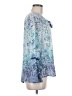 St. John's Bay Blue Long Sleeve Blouse Size M - photo 4