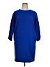 Cos Solid Blue Casual Dress Size 14 - photo 1
