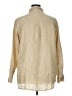 Gap 100% Linen Solid Tan Long Sleeve Button-Down Shirt Size XL - photo 2