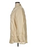 Gap 100% Linen Solid Tan Long Sleeve Button-Down Shirt Size XL - photo 5