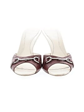 Gucci Leather Guccissima Horsebit Slide Sandals (view 2)