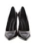 Tory Burch 100% Leather Gray Heels Size 5 1/2 - photo 2