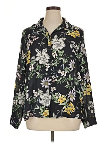 H&M Long Sleeve Blouse (view 1)