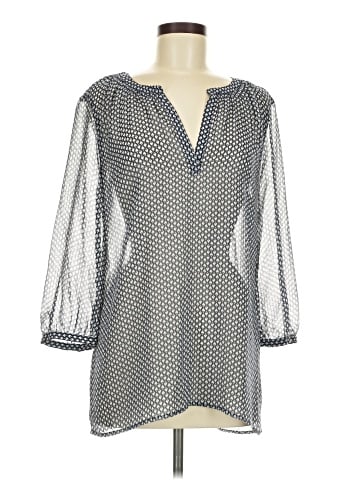Caslon 3/4 Sleeve Blouse (view 1)