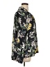 H&M 100% Polyester Floral Black Long Sleeve Blouse Size 14 - photo 4