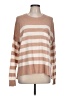Madewell Stripes Tan Pullover Sweater Size L - photo 1