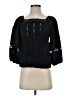 Unsubscribed 100% Cotton Black 3/4 Sleeve Blouse Size XXS - photo 1