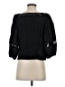 Unsubscribed 100% Cotton Black 3/4 Sleeve Blouse Size XXS - photo 2