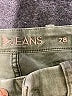 Jeans Green Denim Shorts Size 28 waist - photo 3