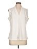 Calvin Klein Ivory Sleeveless Blouse Size L - photo 1