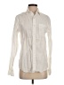 J.Crew 100% Linen Ivory Long Sleeve Button-Down Shirt Size XS - photo 1
