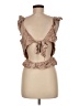 Express Brown Sleeveless Top Size M - photo 2
