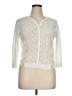 August Silk Ivory 3/4 Sleeve Blouse Size XL - photo 1