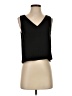 Aqua 100% Polyester Black Sleeveless Blouse Size XS - photo 1