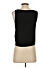 Aqua 100% Polyester Black Sleeveless Blouse Size XS - photo 2