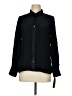 Pendleton 100% Silk Black Long Sleeve Silk Top Size 8 - photo 1