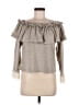 Especia Gray Long Sleeve Top Size 8 - photo 1