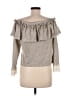 Especia Gray Long Sleeve Top Size 8 - photo 2
