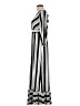 Ella Moss Stripes Silver Casual Dress Size M - photo 5