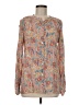 FRNCH 100% Viscose Paisley Orange Long Sleeve Blouse Size M - photo 1