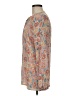 FRNCH 100% Viscose Paisley Orange Long Sleeve Blouse Size M - photo 5
