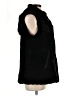 Dylan 100% Polyester Black Faux Fur Vest Size M - photo 4