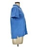 Talbots Blue Short Sleeve Blouse Size L - photo 4