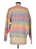Fate Color Block Pink Pullover Sweater Size M - photo 2