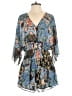 Zara Paisley Blue Casual Dress Size XS - photo 1